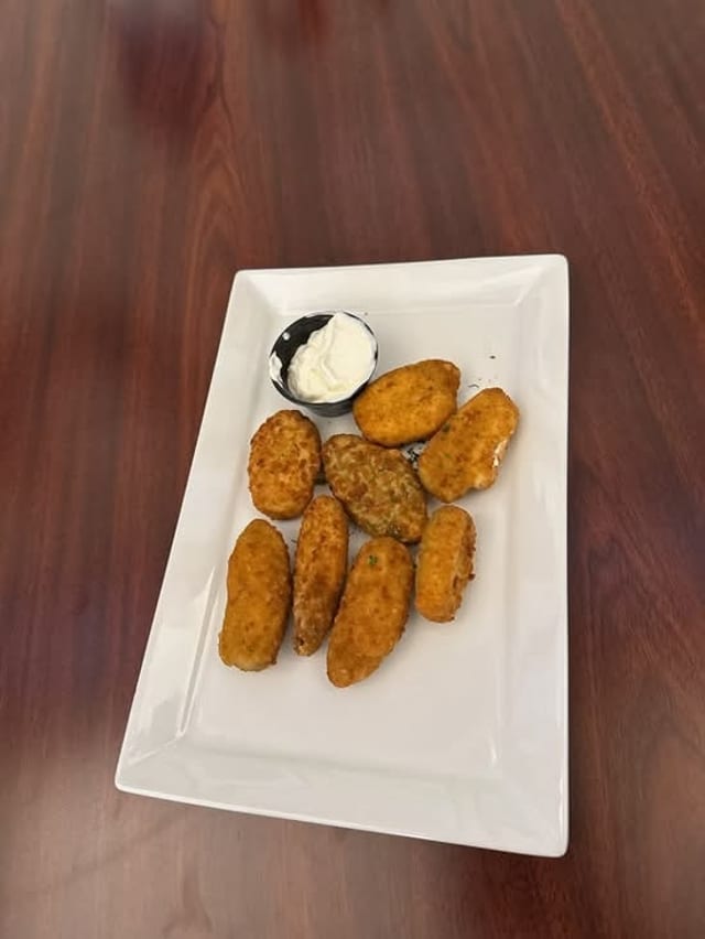 Jalapeno poppers.
