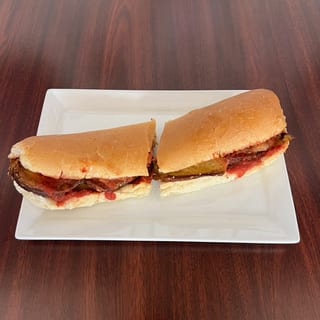 Eggplant Parmesan Grinder